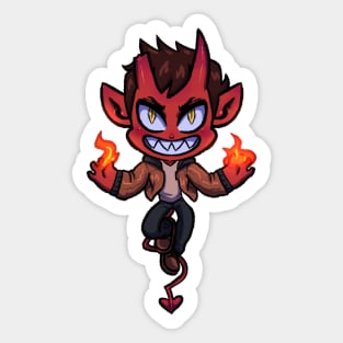 Damien Chibi Sticker